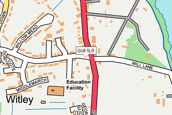 GU8 5LR map - OS OpenMap – Local (Ordnance Survey)