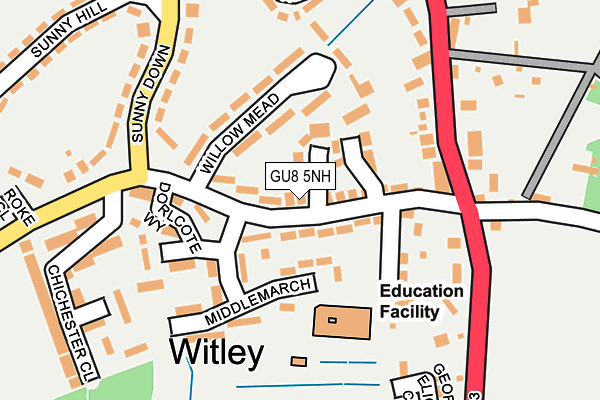 GU8 5NH map - OS OpenMap – Local (Ordnance Survey)