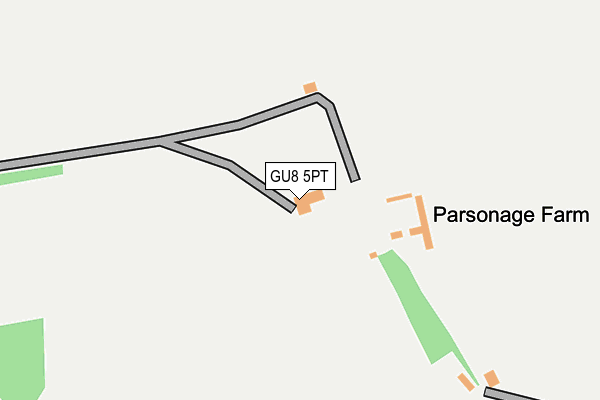 GU8 5PT map - OS OpenMap – Local (Ordnance Survey)