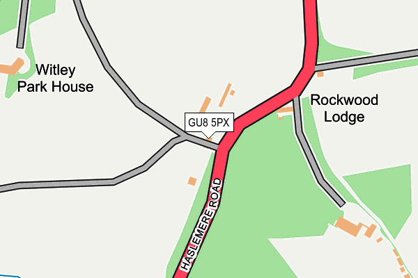 GU8 5PX map - OS OpenMap – Local (Ordnance Survey)