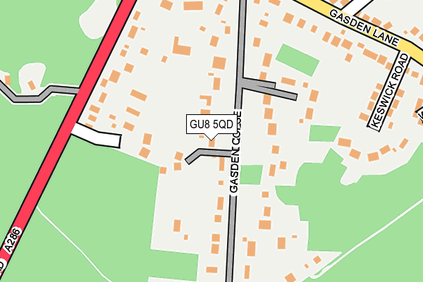 Map of GLOVE LIMITED at local scale