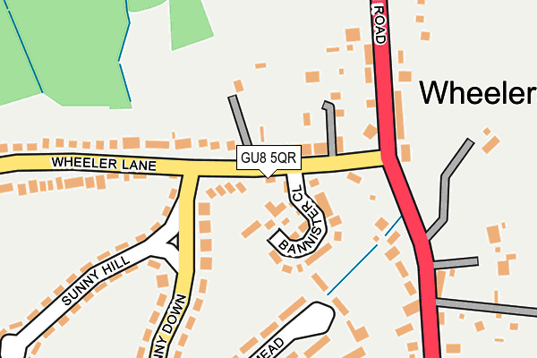 GU8 5QR map - OS OpenMap – Local (Ordnance Survey)