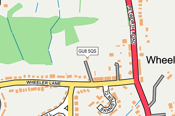 GU8 5QS map - OS OpenMap – Local (Ordnance Survey)