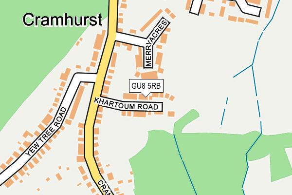 GU8 5RB map - OS OpenMap – Local (Ordnance Survey)