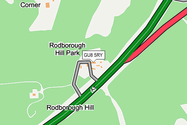 GU8 5RY map - OS OpenMap – Local (Ordnance Survey)