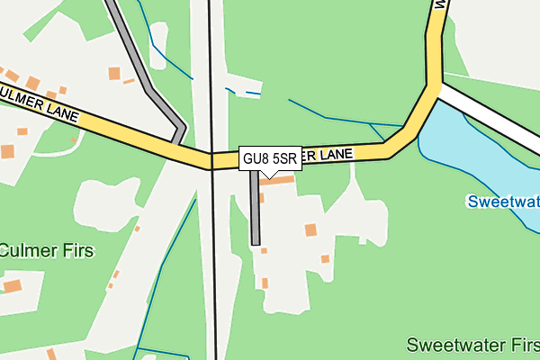 GU8 5SR map - OS OpenMap – Local (Ordnance Survey)