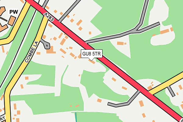 GU8 5TR map - OS OpenMap – Local (Ordnance Survey)