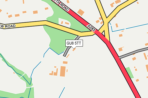 GU8 5TT map - OS OpenMap – Local (Ordnance Survey)