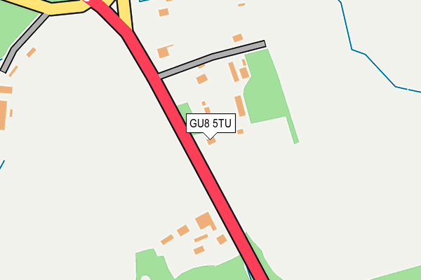 GU8 5TU map - OS OpenMap – Local (Ordnance Survey)