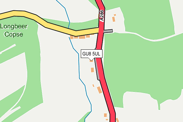 GU8 5UL map - OS OpenMap – Local (Ordnance Survey)