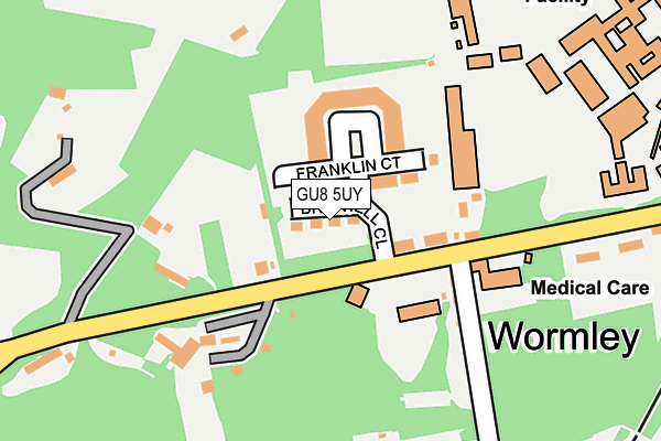 GU8 5UY map - OS OpenMap – Local (Ordnance Survey)
