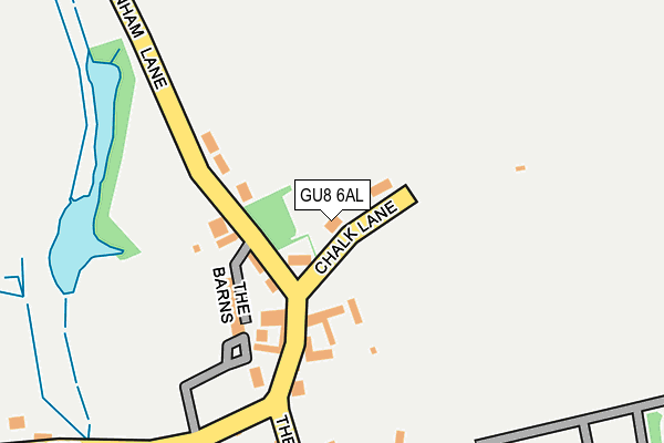 GU8 6AL map - OS OpenMap – Local (Ordnance Survey)