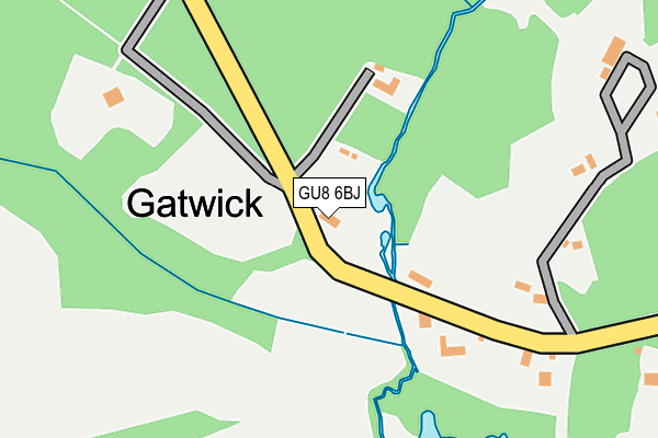 GU8 6BJ map - OS OpenMap – Local (Ordnance Survey)