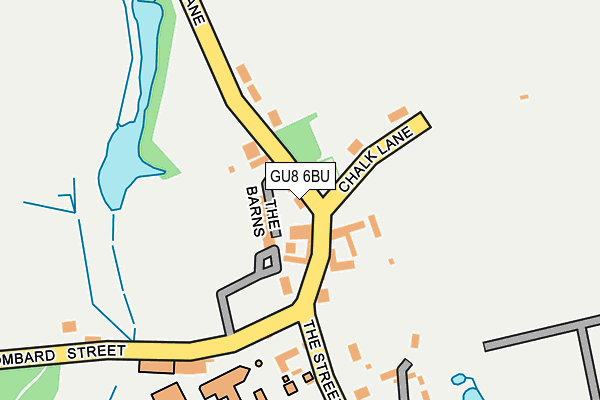 GU8 6BU map - OS OpenMap – Local (Ordnance Survey)
