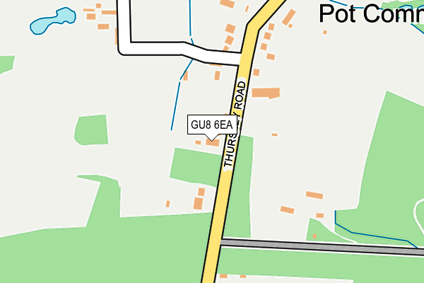 GU8 6EA map - OS OpenMap – Local (Ordnance Survey)