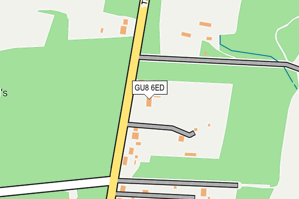 GU8 6ED map - OS OpenMap – Local (Ordnance Survey)