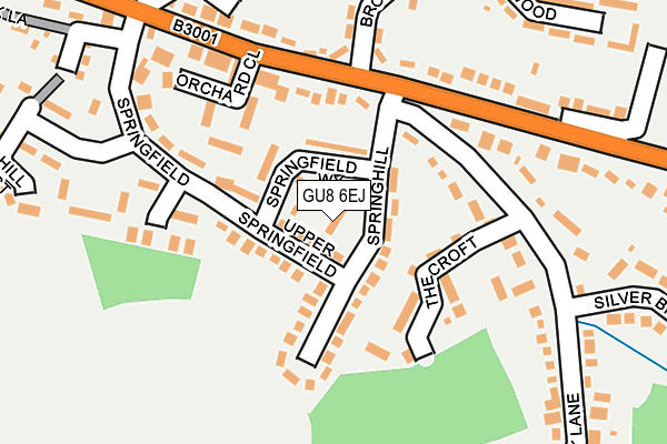 GU8 6EJ map - OS OpenMap – Local (Ordnance Survey)