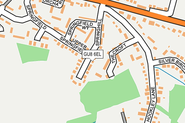 GU8 6EL map - OS OpenMap – Local (Ordnance Survey)