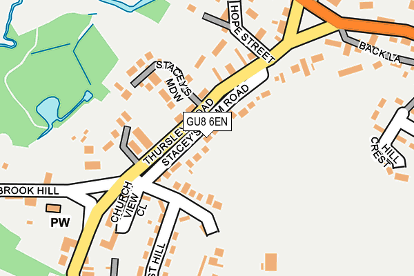 GU8 6EN map - OS OpenMap – Local (Ordnance Survey)