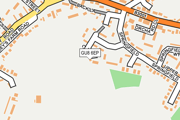 GU8 6EP map - OS OpenMap – Local (Ordnance Survey)