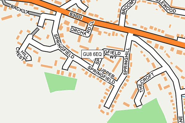 GU8 6EQ map - OS OpenMap – Local (Ordnance Survey)