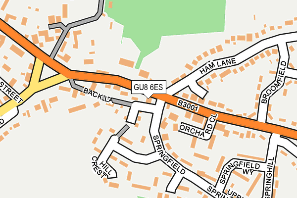 GU8 6ES map - OS OpenMap – Local (Ordnance Survey)
