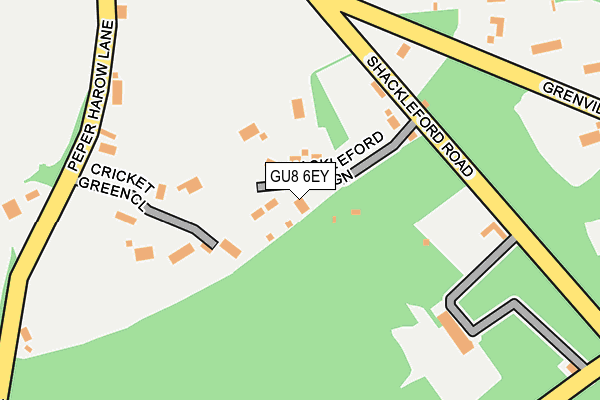 GU8 6EY map - OS OpenMap – Local (Ordnance Survey)