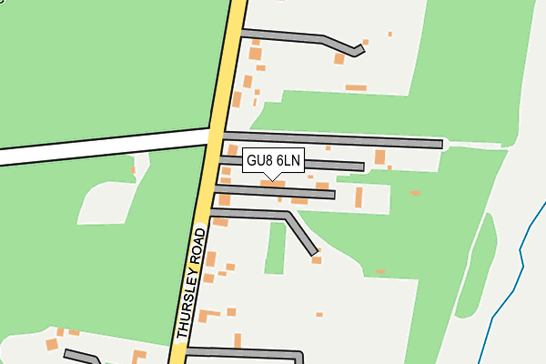 GU8 6LN map - OS OpenMap – Local (Ordnance Survey)