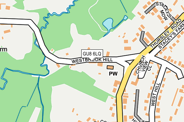 GU8 6LQ map - OS OpenMap – Local (Ordnance Survey)