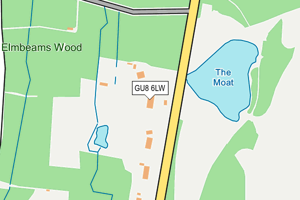 GU8 6LW map - OS OpenMap – Local (Ordnance Survey)