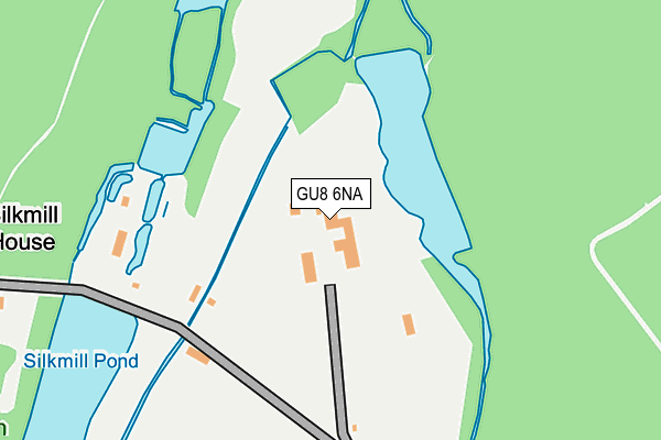 GU8 6NA map - OS OpenMap – Local (Ordnance Survey)