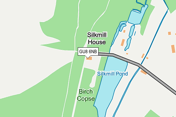 GU8 6NB map - OS OpenMap – Local (Ordnance Survey)