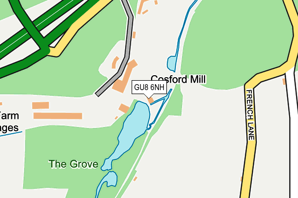 GU8 6NH map - OS OpenMap – Local (Ordnance Survey)