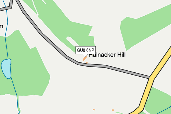 GU8 6NP map - OS OpenMap – Local (Ordnance Survey)