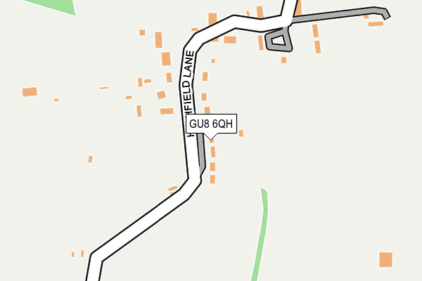 GU8 6QH map - OS OpenMap – Local (Ordnance Survey)