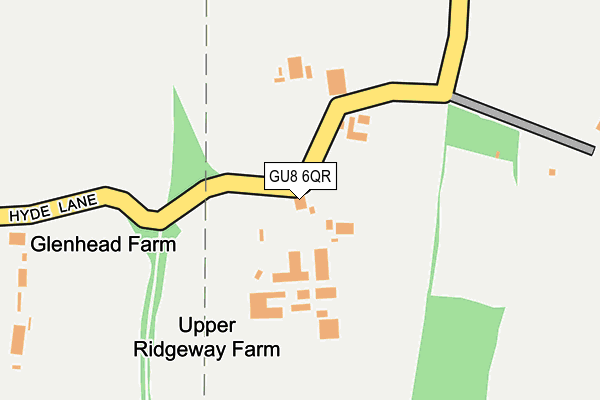 GU8 6QR map - OS OpenMap – Local (Ordnance Survey)