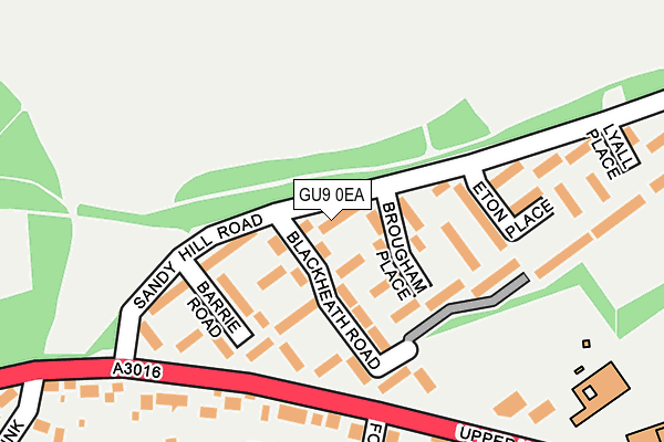 GU9 0EA map - OS OpenMap – Local (Ordnance Survey)