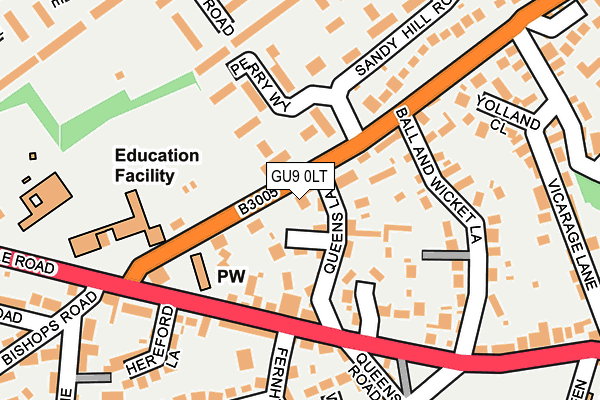 Map of ADAM AND EVE PROPERTY MANAGEMENT LTD at local scale