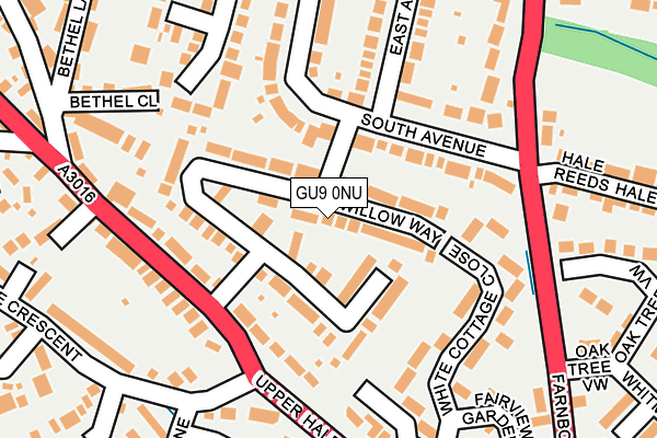 GU9 0NU map - OS OpenMap – Local (Ordnance Survey)