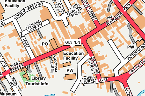 GU9 7DN map - OS OpenMap – Local (Ordnance Survey)