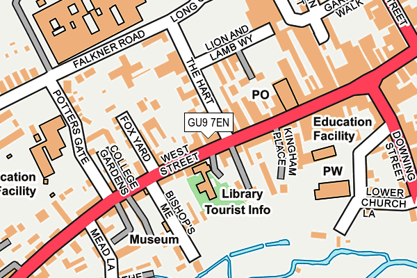 GU9 7EN map - OS OpenMap – Local (Ordnance Survey)