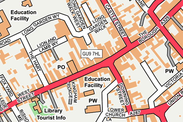 GU9 7HL map - OS OpenMap – Local (Ordnance Survey)