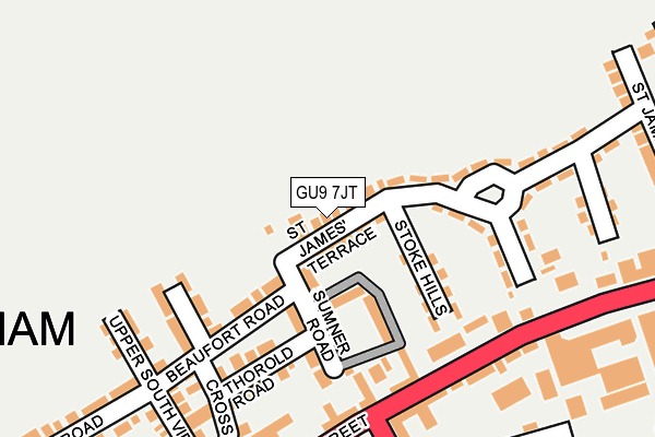GU9 7JT map - OS OpenMap – Local (Ordnance Survey)