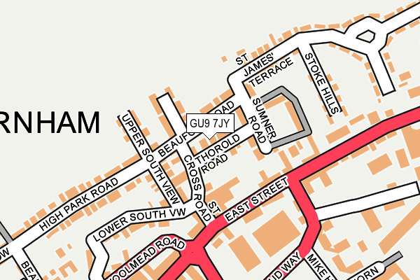 GU9 7JY map - OS OpenMap – Local (Ordnance Survey)