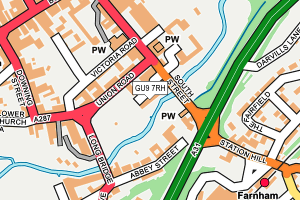 GU9 7RH map - OS OpenMap – Local (Ordnance Survey)