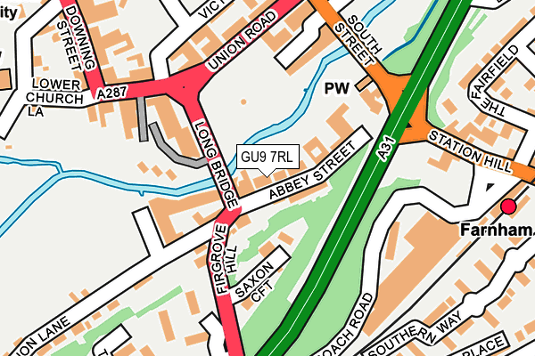 GU9 7RL map - OS OpenMap – Local (Ordnance Survey)