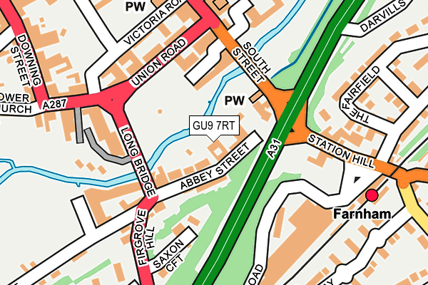 GU9 7RT map - OS OpenMap – Local (Ordnance Survey)