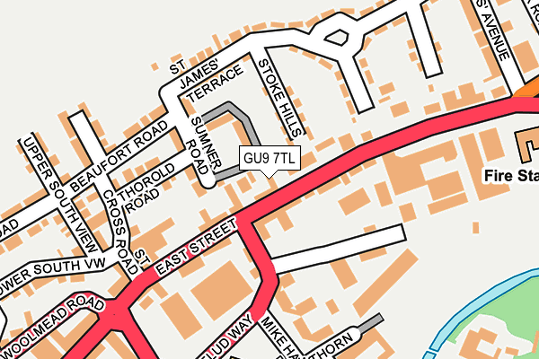 GU9 7TL map - OS OpenMap – Local (Ordnance Survey)