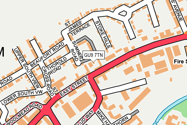 GU9 7TN map - OS OpenMap – Local (Ordnance Survey)