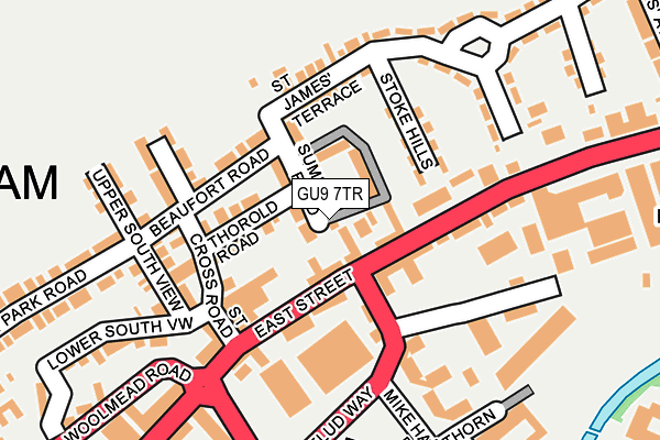 GU9 7TR map - OS OpenMap – Local (Ordnance Survey)